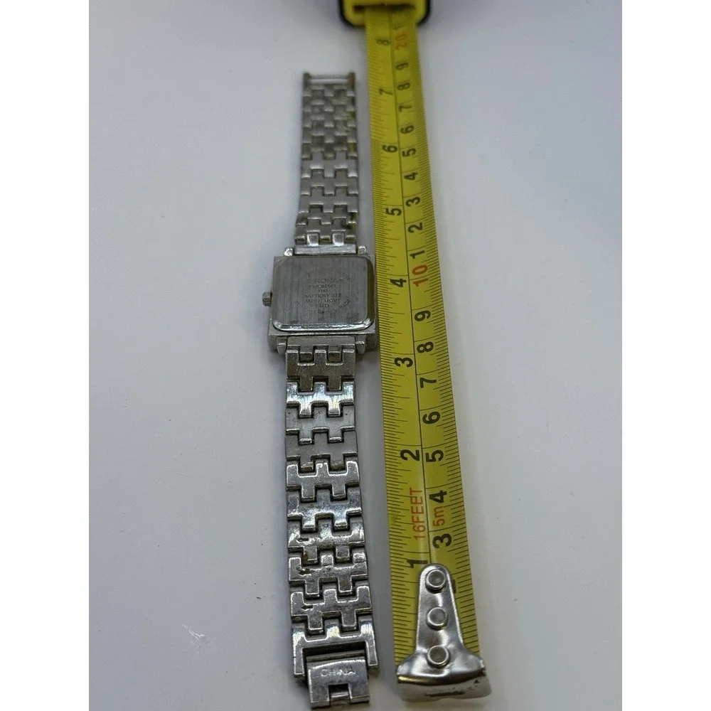 Vintage Merona FMDM141 Men's‎ Watch Square Face Japan Quartz 377 Battery